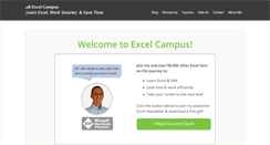 Desktop Screenshot of excelcampus.com